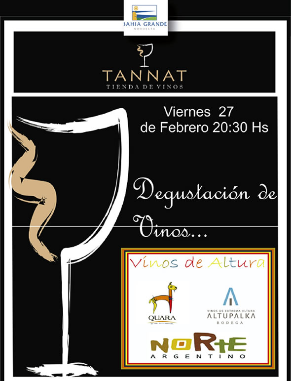 Degustación de vinos de altura en Tannat Tigre