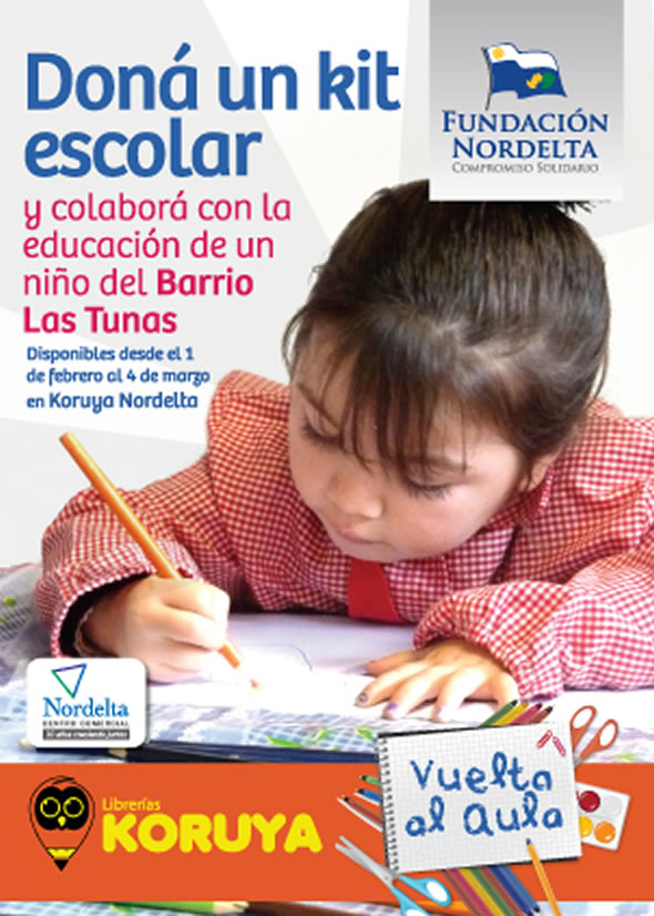 Últimos días para sumarse a "Vuelta al aula" Fundacion Nordelta