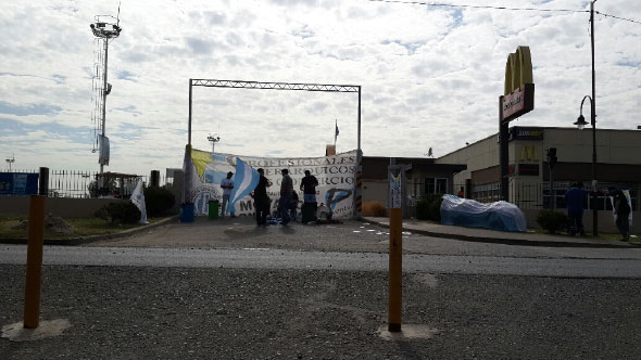 PROTESTA EN EL WAL MART