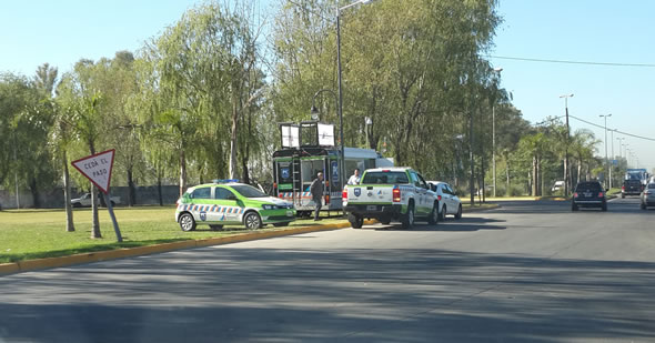 Más seguridad en el acceso bancalari san fernando