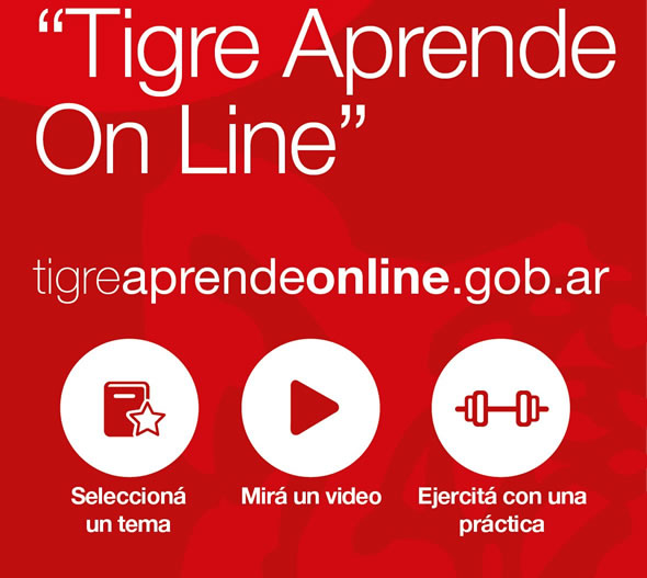 Programa de escolarización “Tigre Aprende On Line”