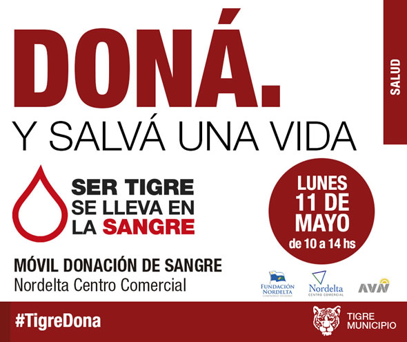 El móvil de donación de sangre llega a Nordelta
