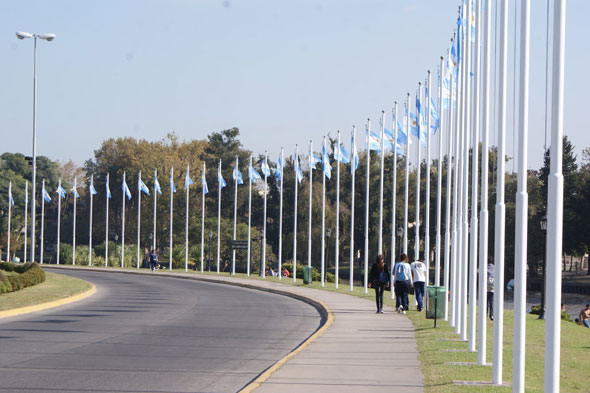 Festejos por el Día de la Bandera