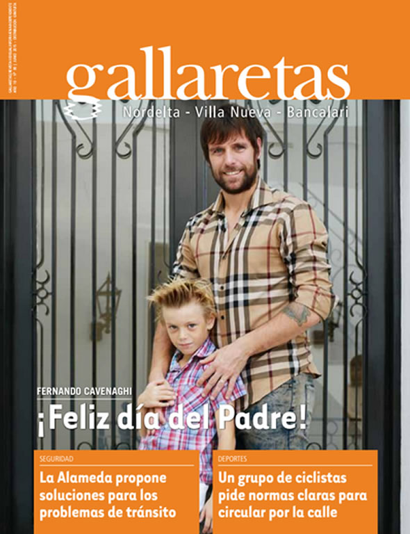 Distinción para Fernando Cavenaghi Revista Gallaretas Nordelta