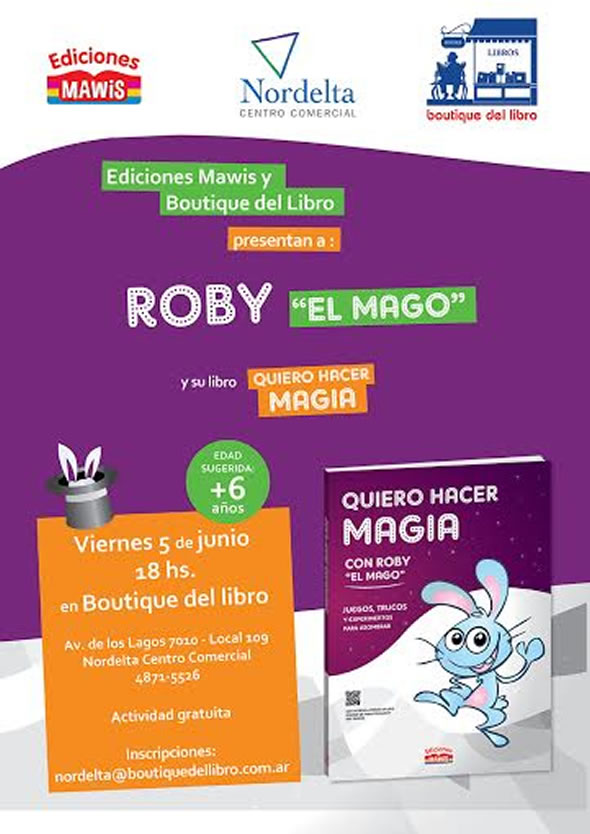 Roby "El Mago" en Nordelta Centro Comercial