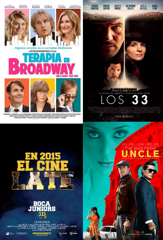 Horarios cines Nordelta del 27 de agosto al 2 de septiembre