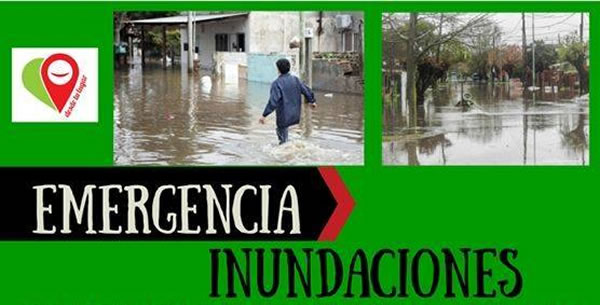 Lugares donde acercar donaciones para las familias inundadas