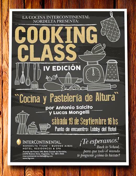 Clase de cocina en el Hotel Intercontinental