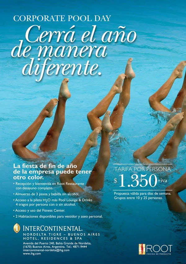 Corporate pool day en el Hotel Intercontinental de Nordelta