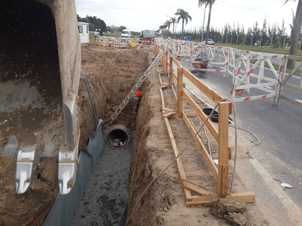 Cloacas para los barrios del corredor Bancalari