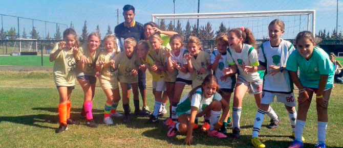 Torneo de fútbol para las chicas de la zona