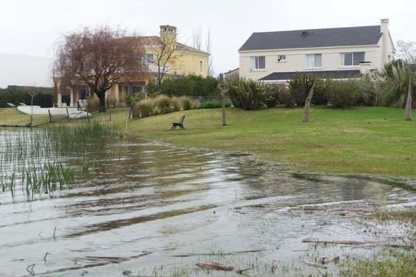 Por la fuerte lluvia, se alcanzaron niveles récord