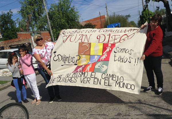 Marcha en contra de las drogas en El Talar