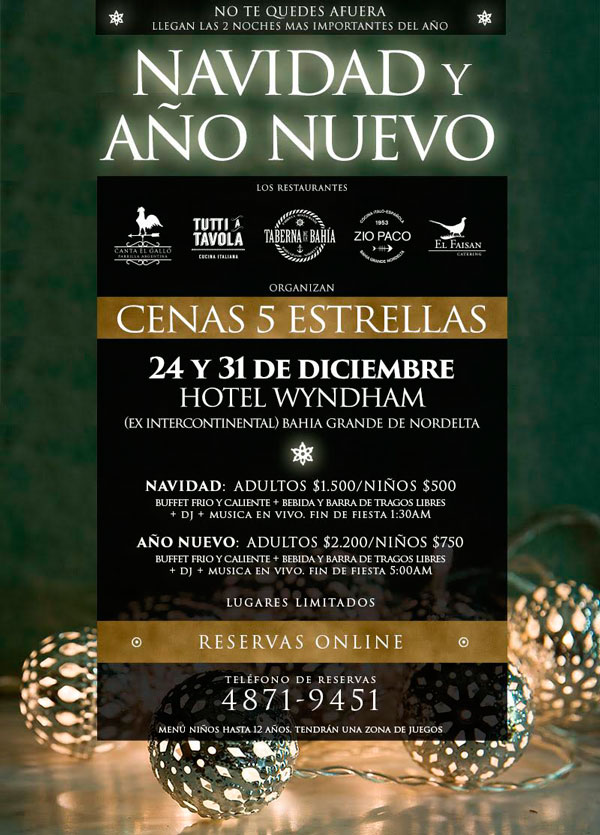  Navidad y Año Nuevo en el Hotel Wyndham