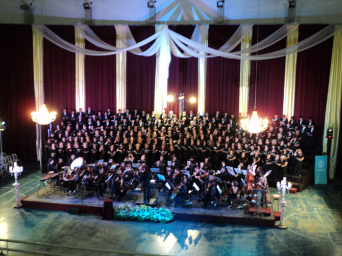 Coro Santa Bárbara en Encuentro Coral de Gualeguay