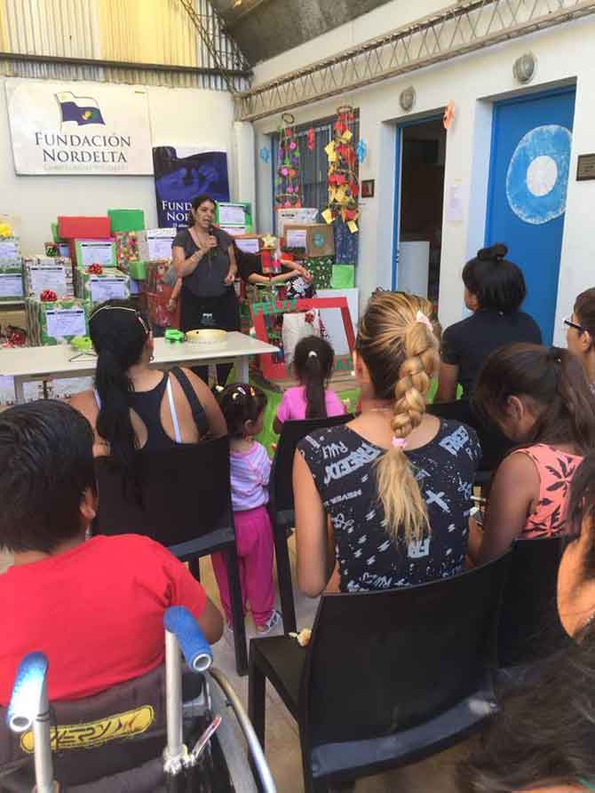 Se entregaron las cajas de Navidad Compartida