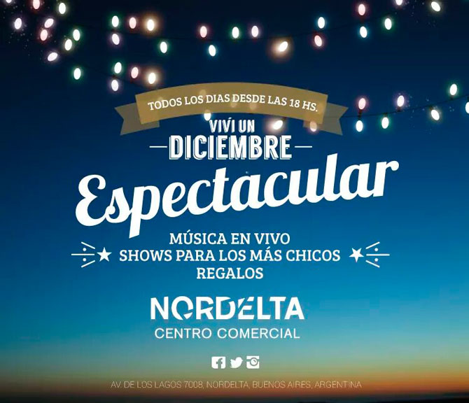 La previa a Navidad en Centro Comercial Nordelta