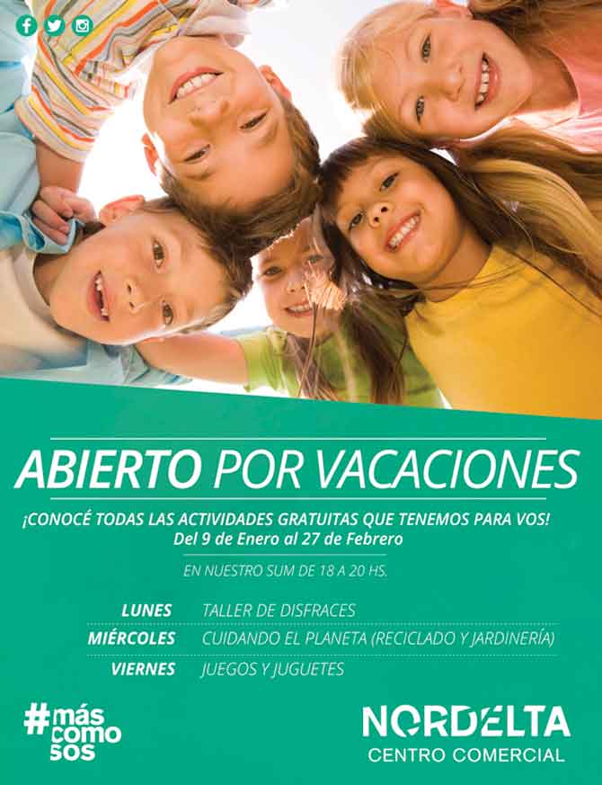 vacaciones en nordelta centro comercial