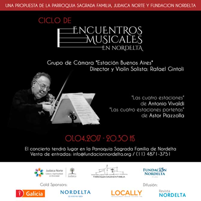 En abril, Encuentros Musicales en Nordelta