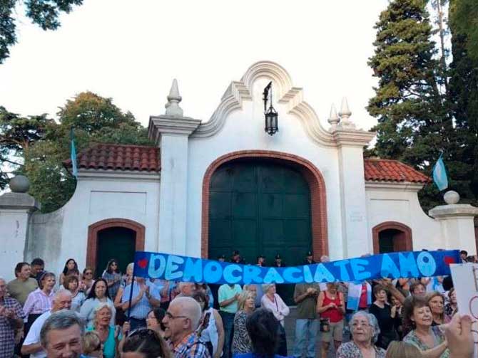 Marcha del 1A en zona norte