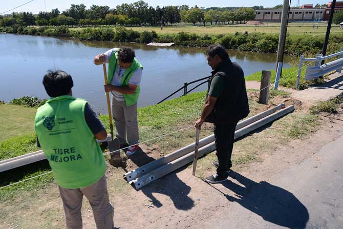 Protección adicional en el puente Guazú Nambí