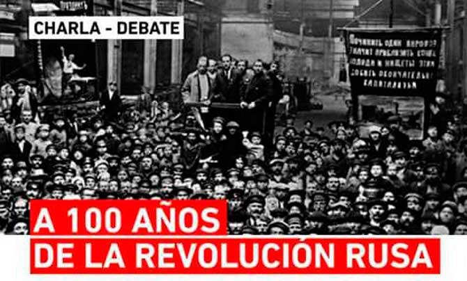 Charla debate a 100 años de la Revolución Rusa