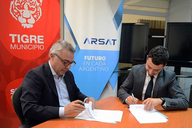 Acuerdo tecnológico entre ARSAT y Tigre