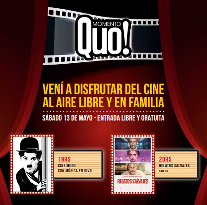 Cine al aire libre en Quo Container Center