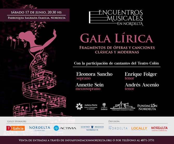 Gala Lírica en la Parroquia Sagrada Familia