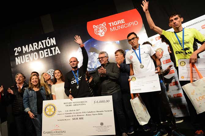 Más de 2.000 personas corrieron la 2° Maratón Nocturna de Nuevo Delta