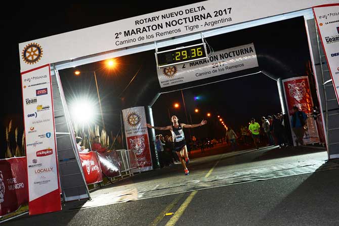 Más de 2.000 personas corrieron la 2° Maratón Nocturna de Nuevo Delta