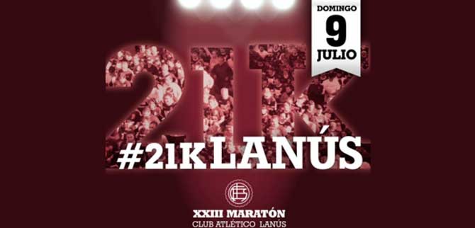 Opción para los runners: los 21K Lanús