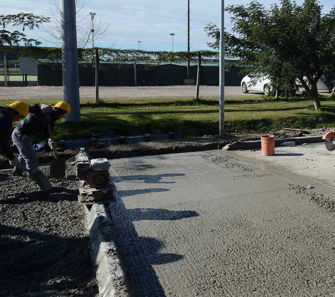 Obras en el acceso a Barbarita