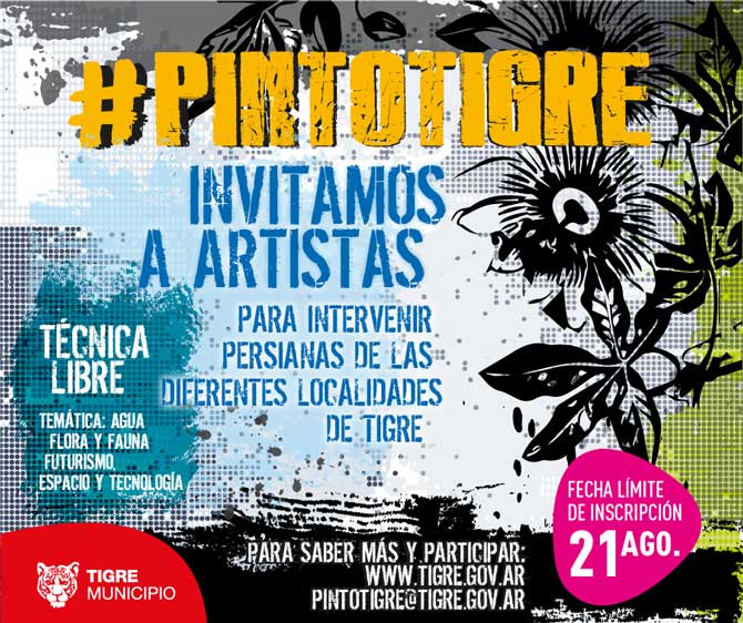 Abrió la convocatoria para el concurso "Pintó Tigre"