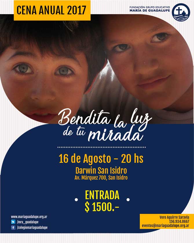 Cena solidaria de la Fundación María de Guadalupe