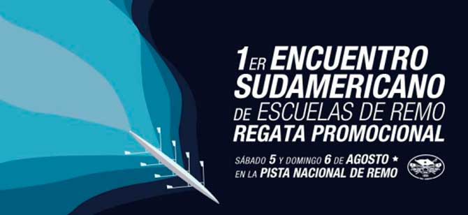 En agosto, 1° Encuentro Sudamericano de Escuelas de Remo