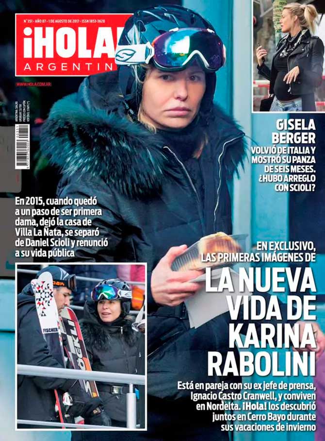 Karina Rabolini y su novio ya conviven en Nordelta