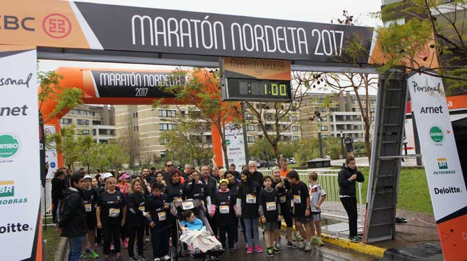 A pesar de la lluvia, se corrió la Maratón Nordelta 2017