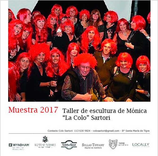 Muestra 2017 de los talleres de escultura de La Colo Sartori