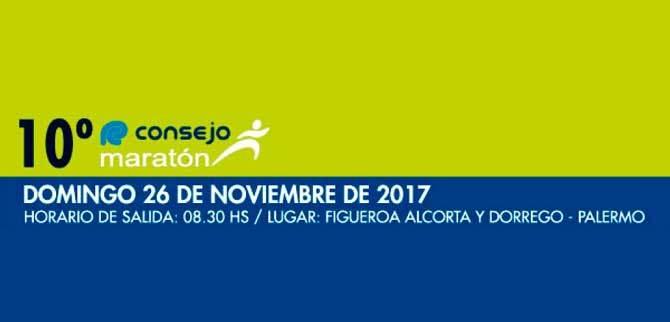 A fines de noviembre, Maratón del Consejo