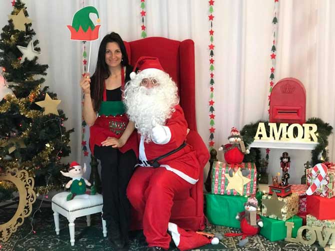 Papá Noel llegó a Lirios del Talar