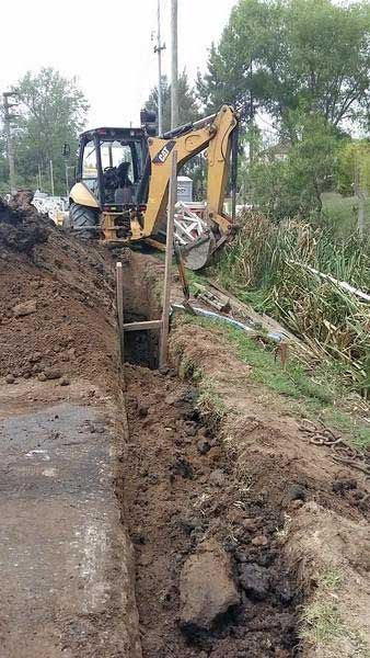Obras de agua corriente en Villa Nueva