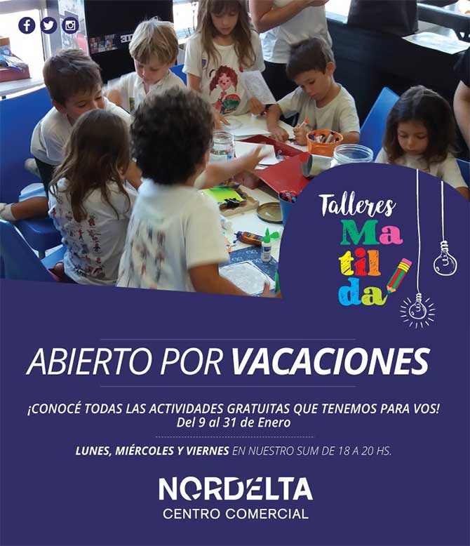 Vacaciones en Librerías Matilda en Nordelta