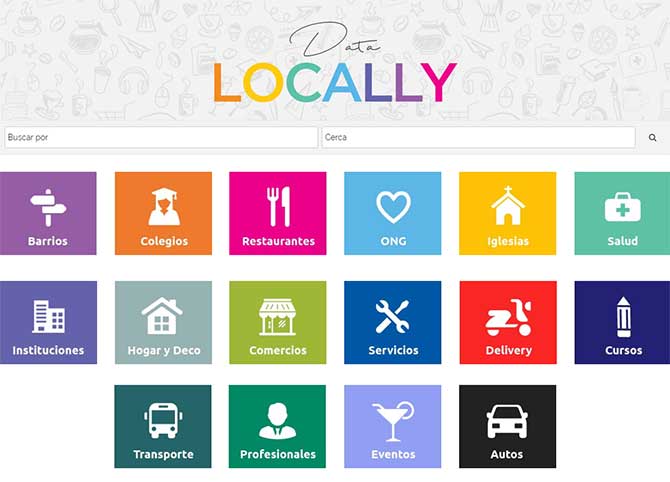 Nueva sección de DATA LOCALLY en nuestra web