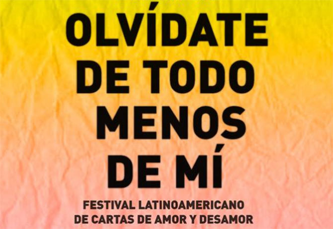 Festival latinoamericano de cartas de amor y desamor
