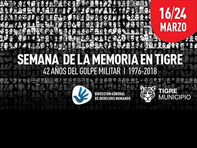 Semana de la Memoria en Tigre