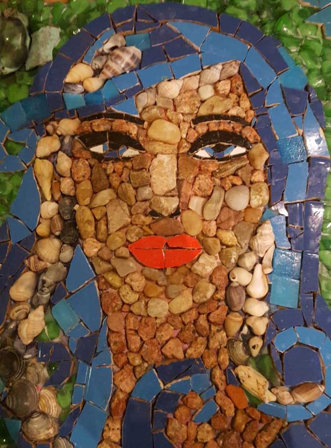 Muestra de pintura y mosaiquismo en Arte-Sanas