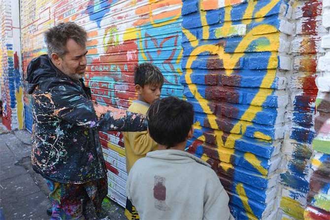 Mural por la inclusión