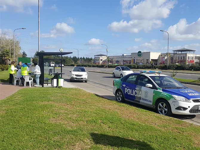 Operativo de ARBA en el acceso a Nordelta