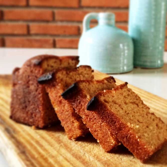 Budin de dulce de leche